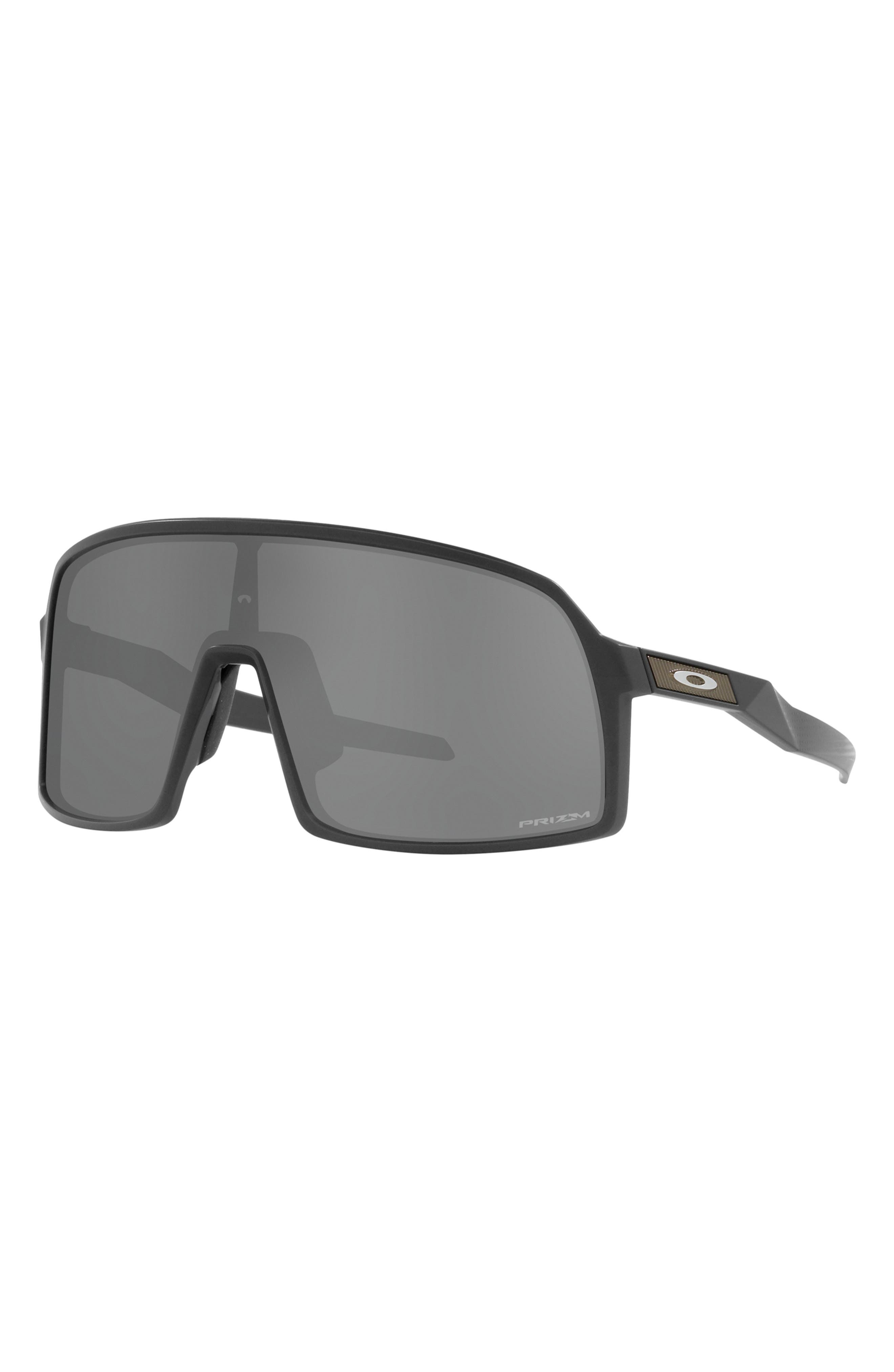 Oakley Sutro 128mm Shield Sunglasses in Shiny Black at Nordstrom - 2