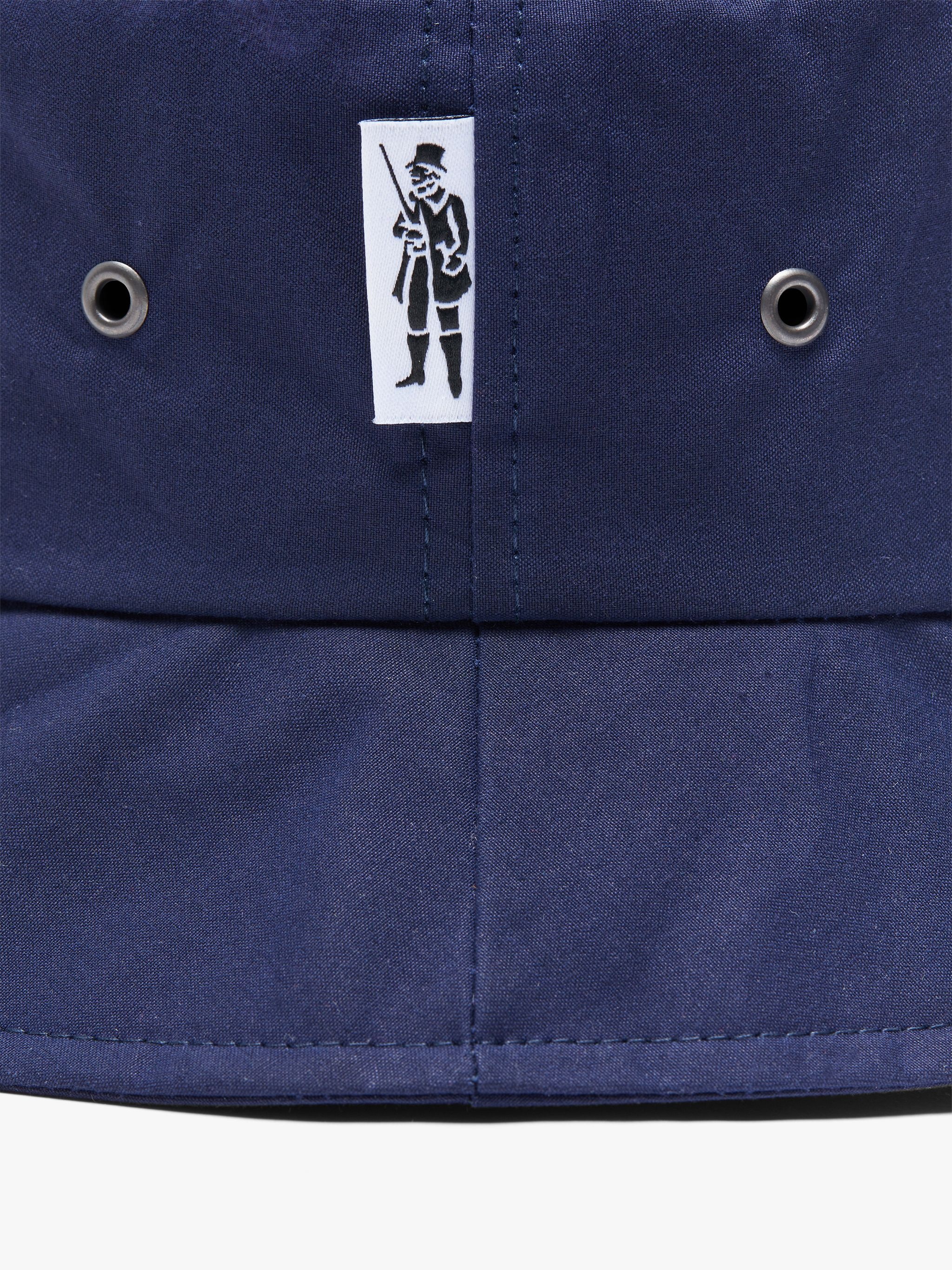 PELTING DARK NAVY WAXED COTTON BUCKET HAT | ACC-HA05 - 2