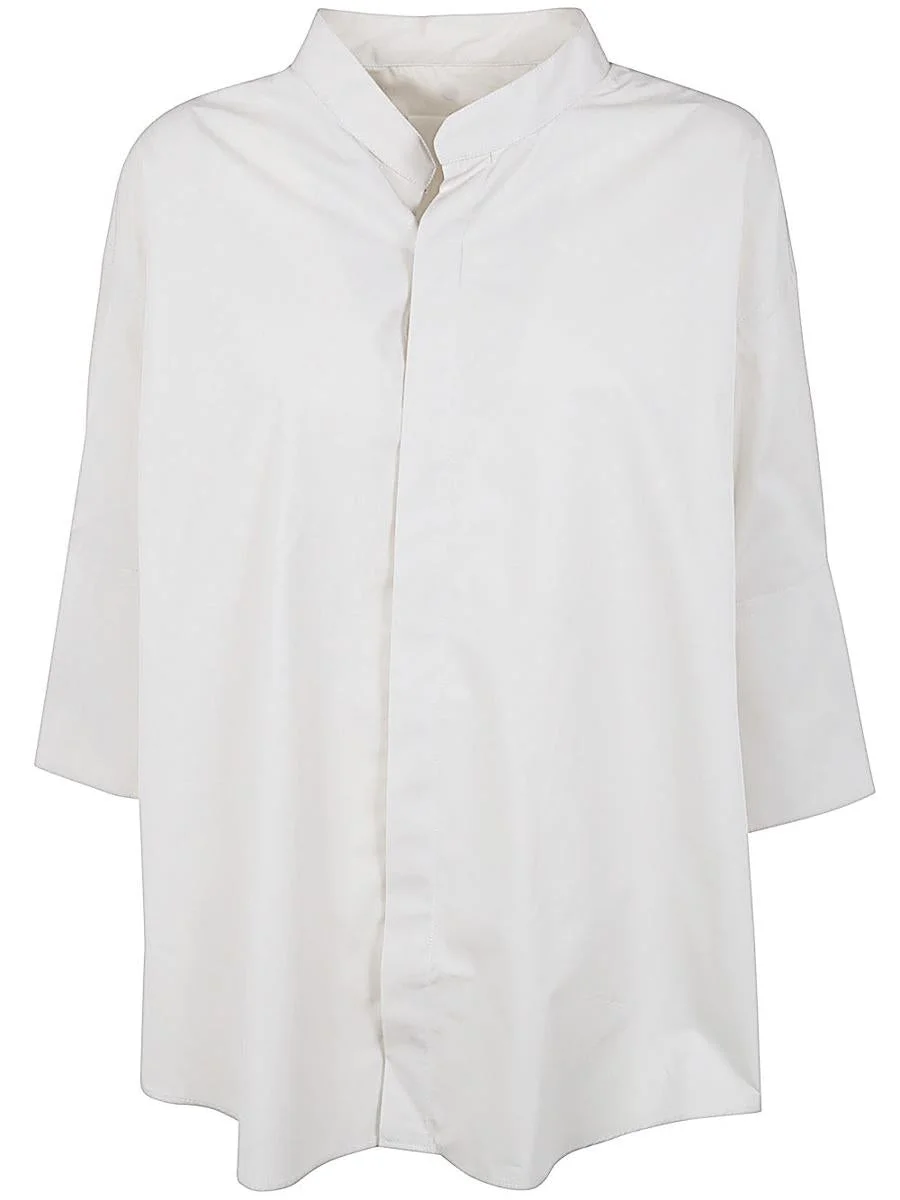 AMI Paris Mandarin Collar Shirt Clothing - 1