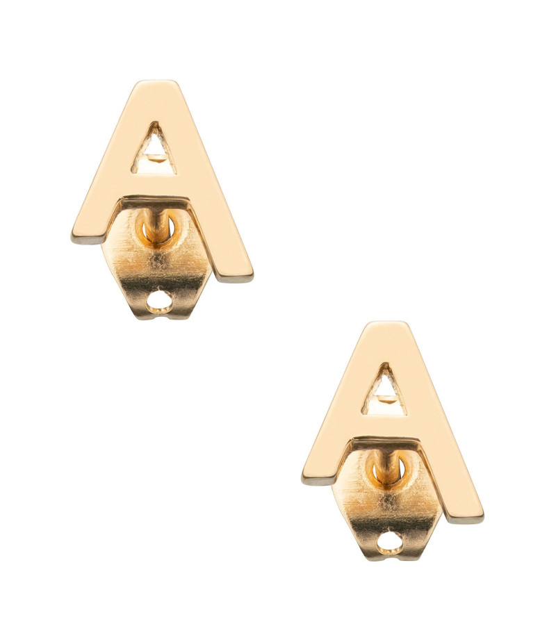 Logo A stud earring set 1