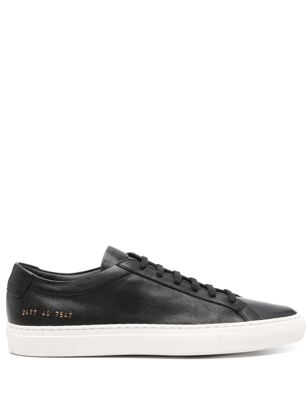 スニーカー Common Projects Black Leather Sneakers Common Projects Leather Sneakers | Black | FARFETCH