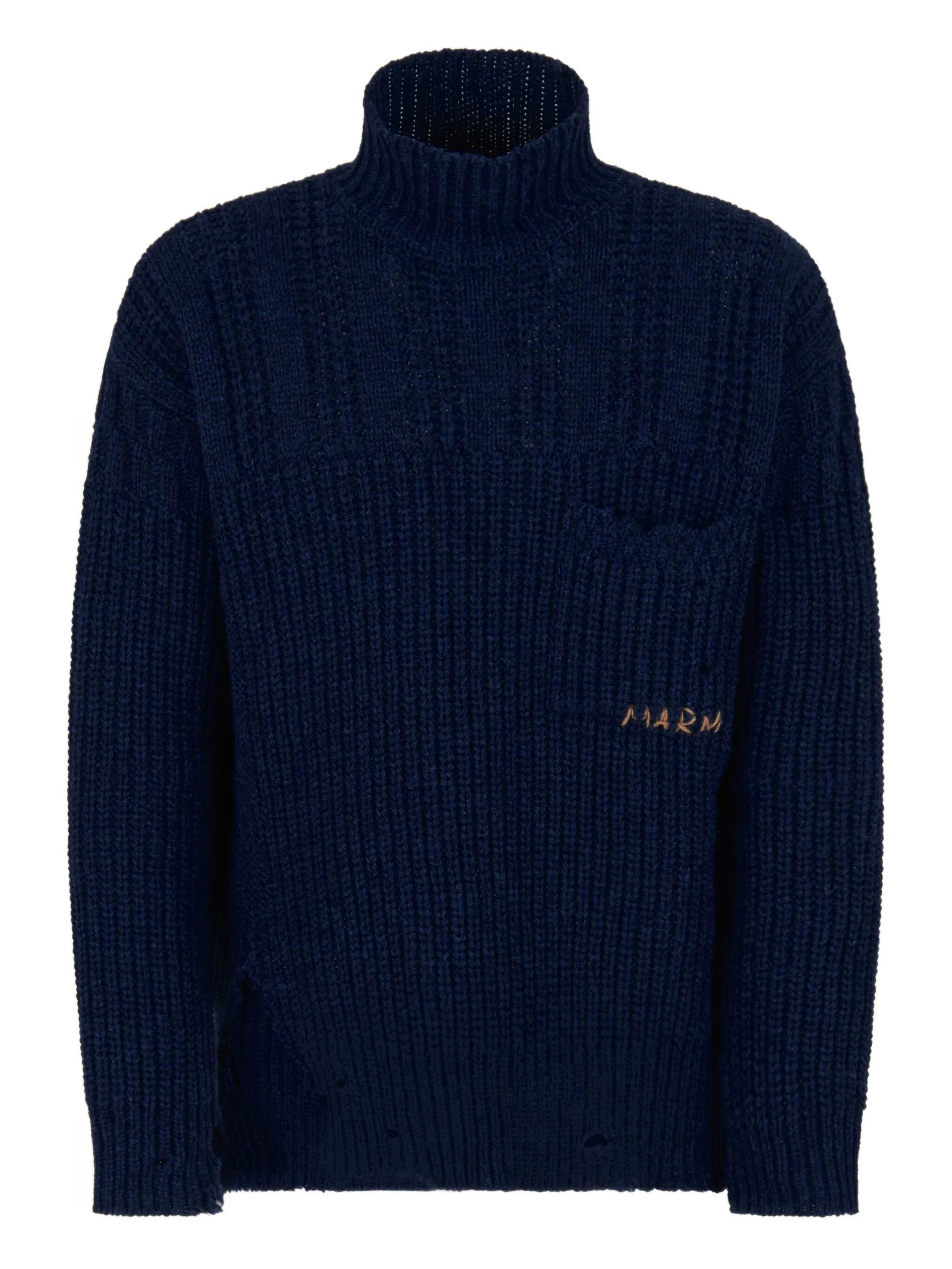 MARNI - Men Marni Mending Turtleneck Sweater - 4