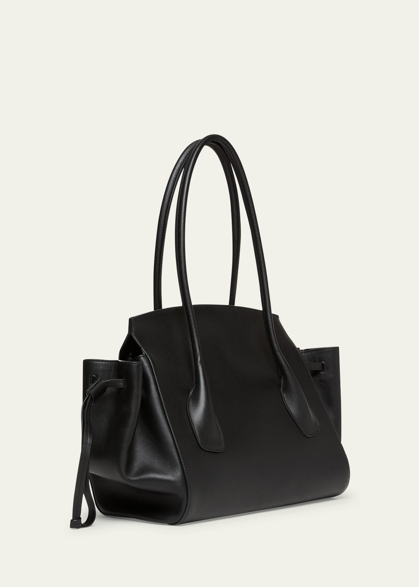 Voyage Small Calfskin Leather Top-Handle Bag - 3