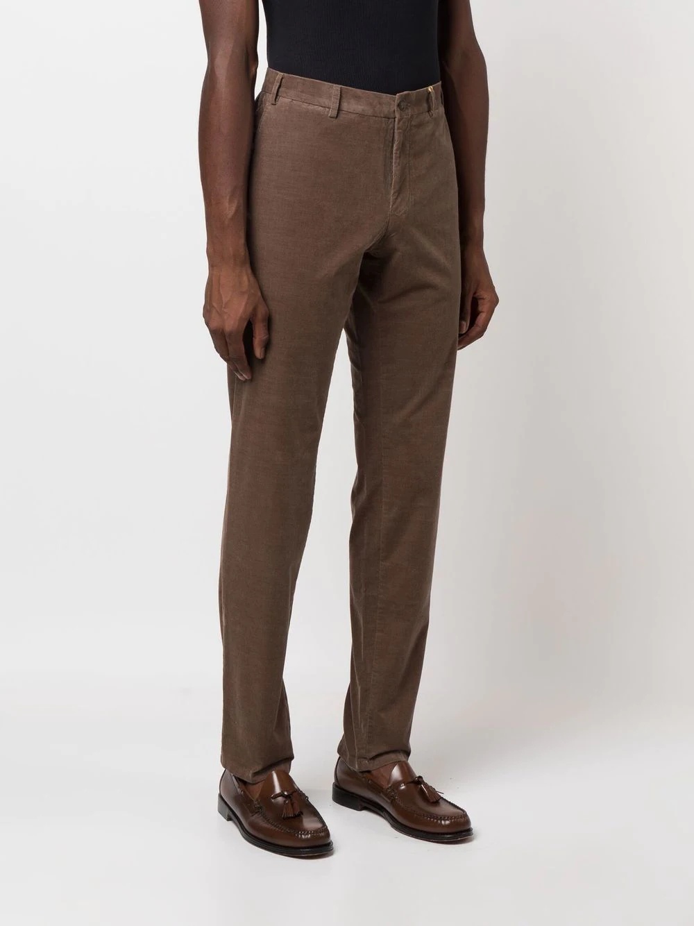 slim-fit tailored trousers - 3