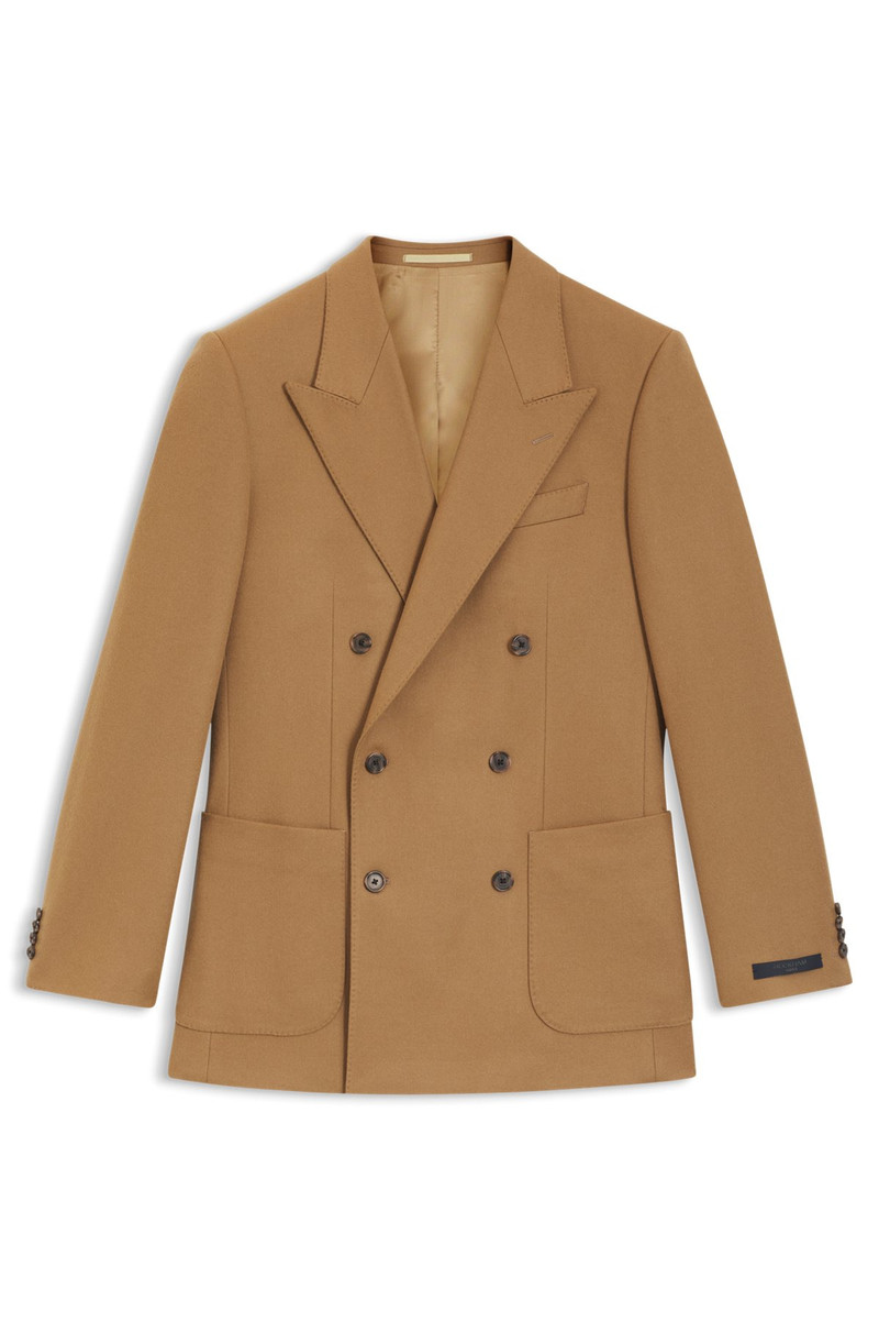 BECKHAM X BOSS DOUBLE-BREASTED SUIT JACKET IN WOOL AND CASHMERE 1
