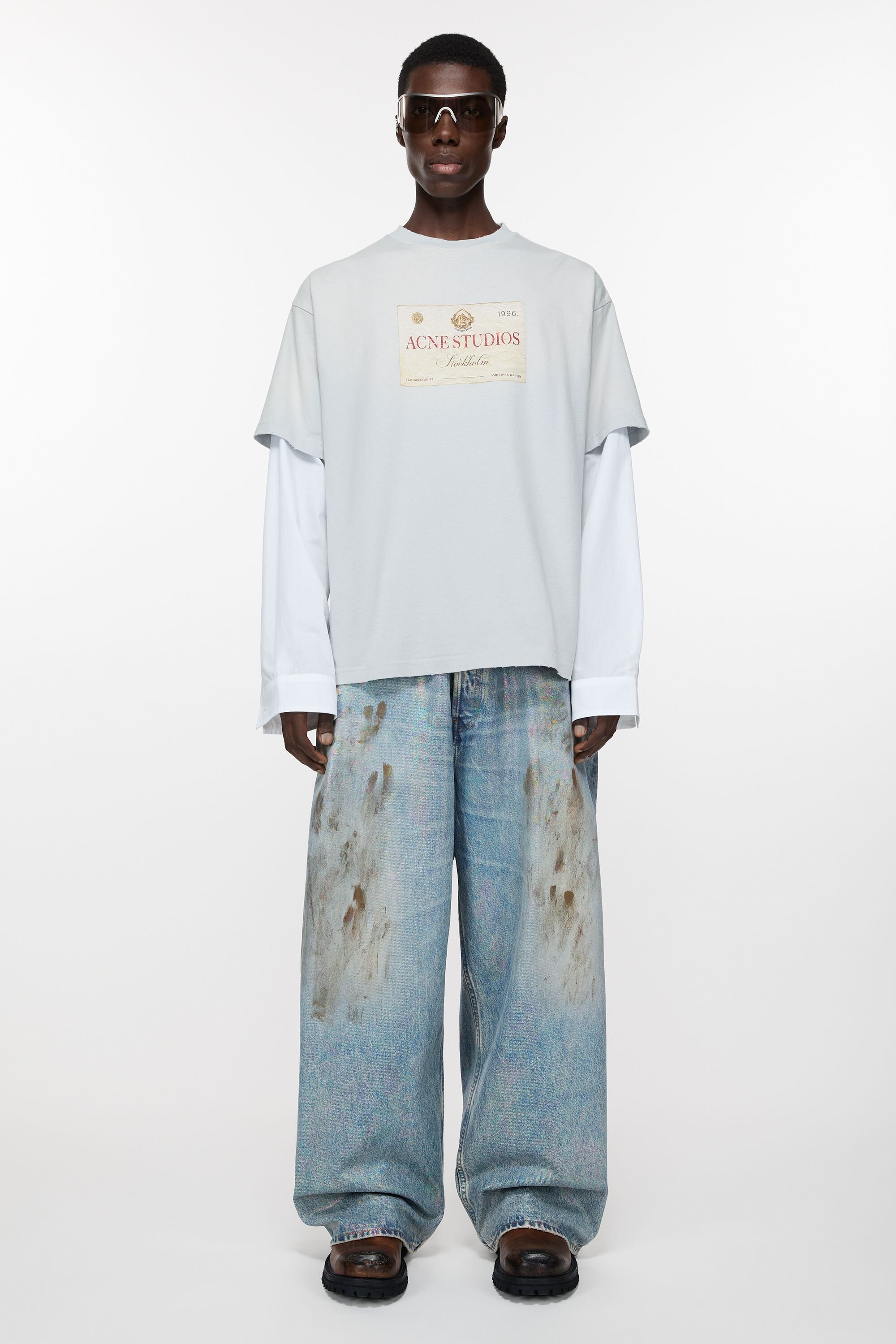 Super baggy fit jeans - 2023 - Mid blue - 2