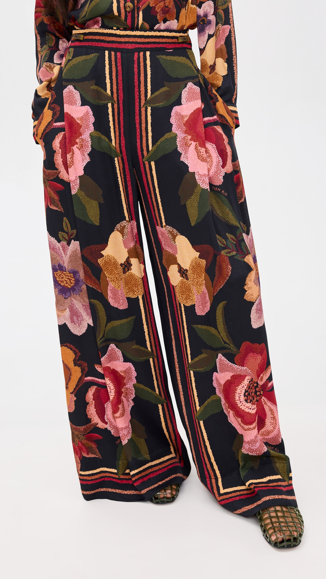 Chenille Flowers Pants - 2