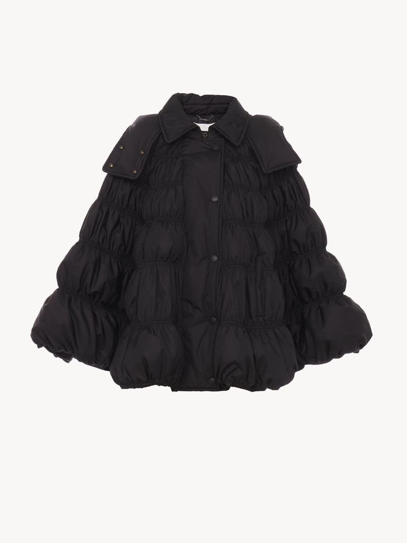 Chloé SHORT PUFFER CAPE COAT outlook