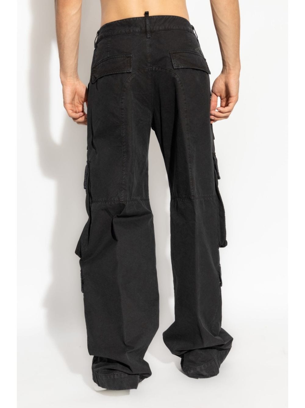 Icon-print cargo trousers - 4