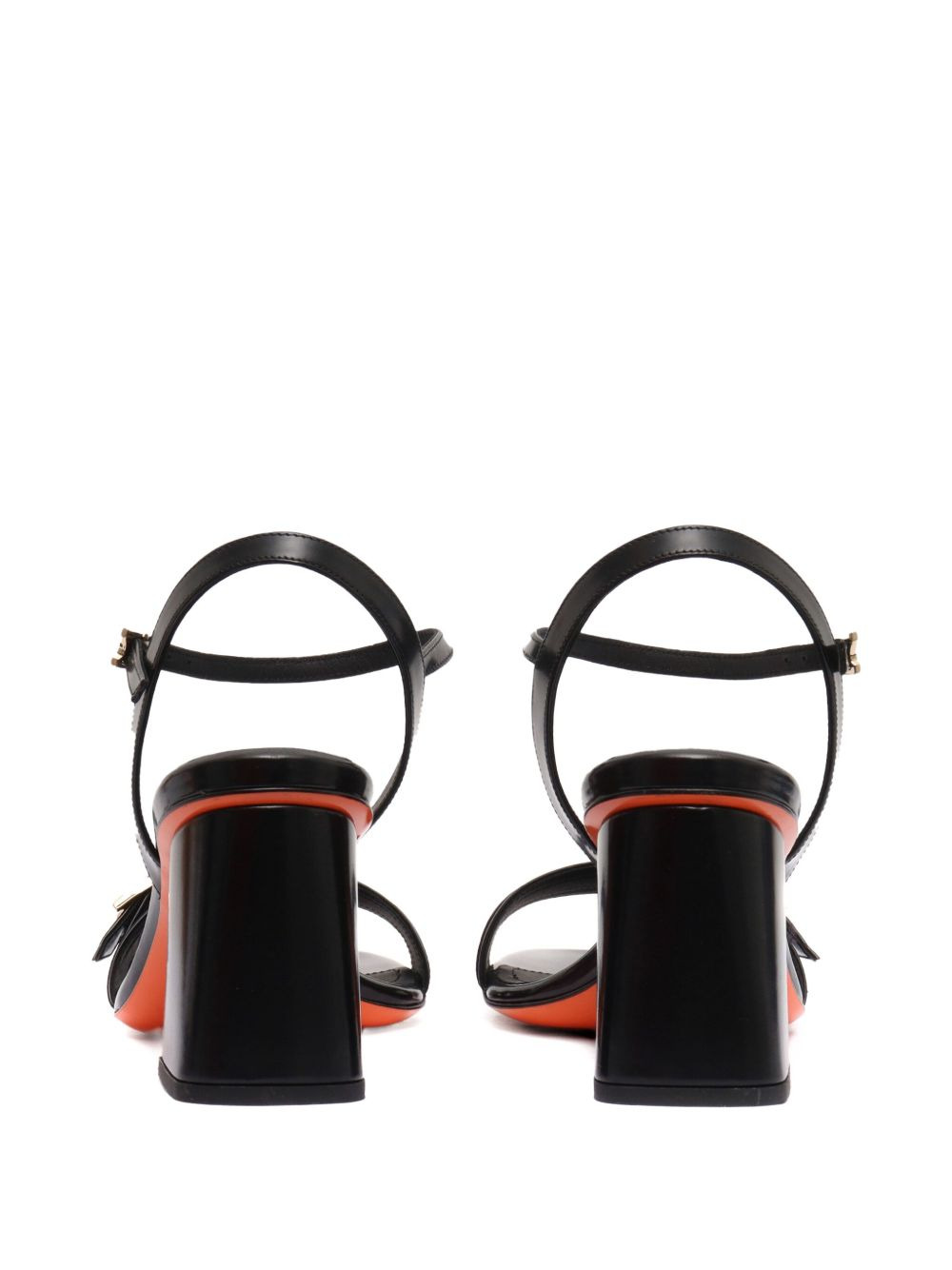 buckle-detail block-heel sandals - 3