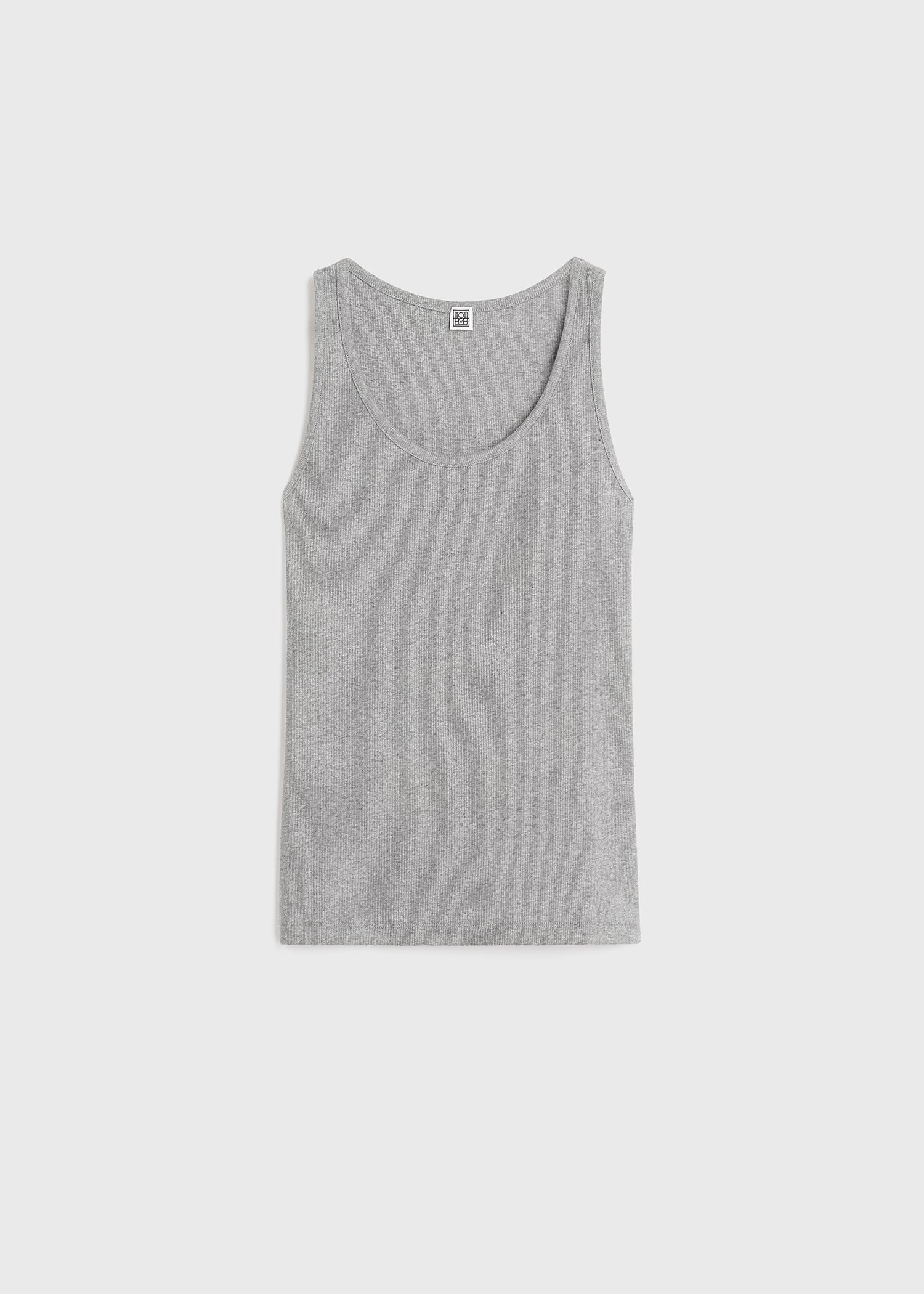 Classic rib tank grey melange - 1