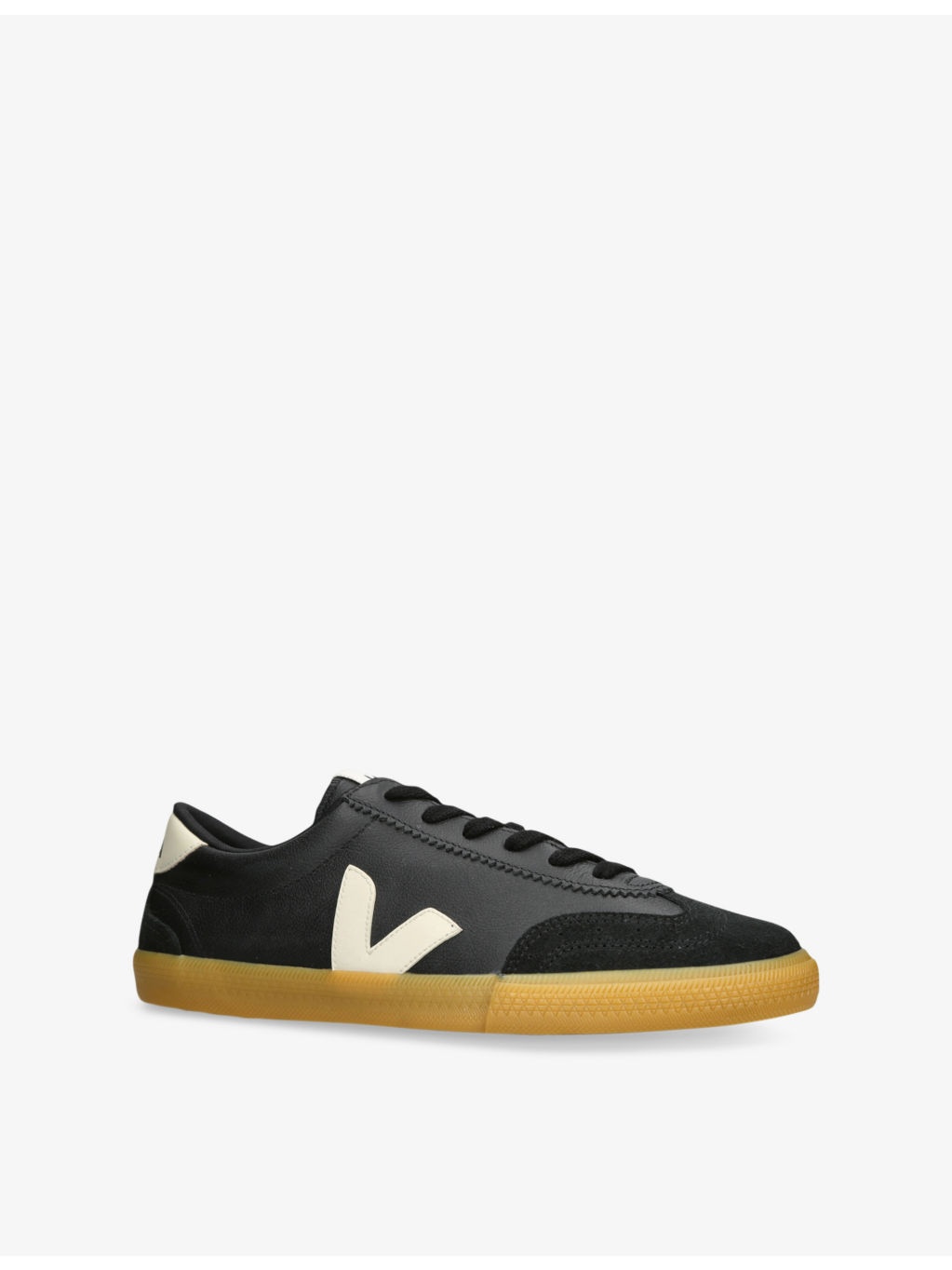 Volley Low-Top Leather Trainers - 3