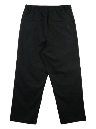 Y-3 cotton straight-leg trousers outlook