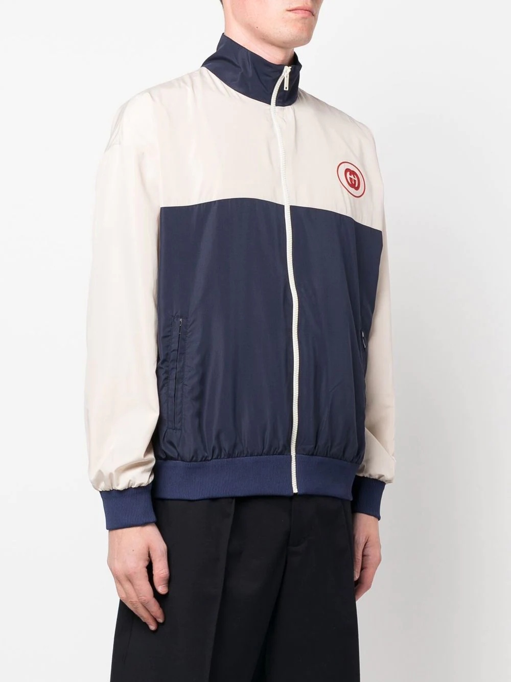 GG-logo zip-up sports jacket - 4