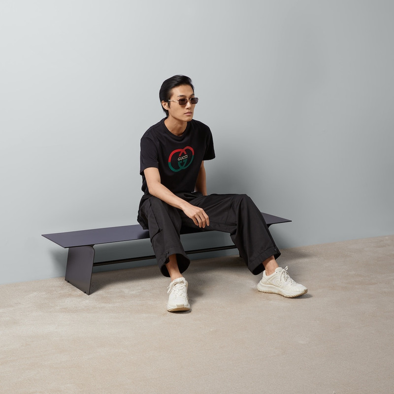 GUCCI Cotton jersey printed T-shirt outlook