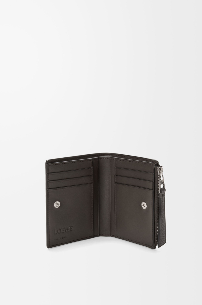 Loewe Puzzle slim compact wallet in supple grained calfskin outlook