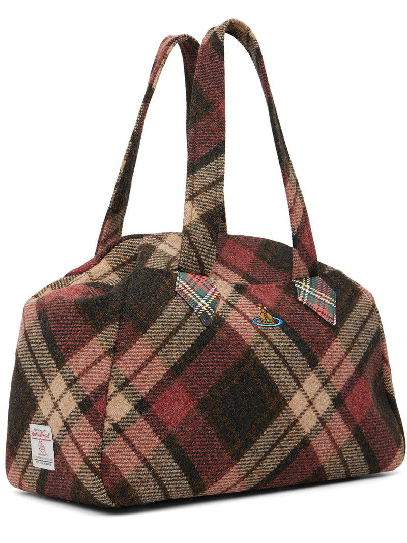 Vivienne Westwood Brown & Red Archive Large Tote outlook