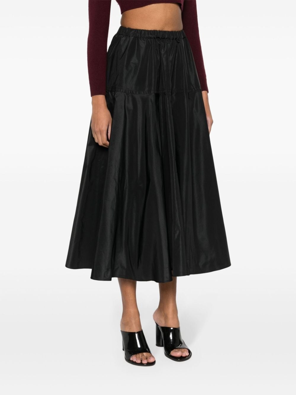 faille maxi skirt - 3