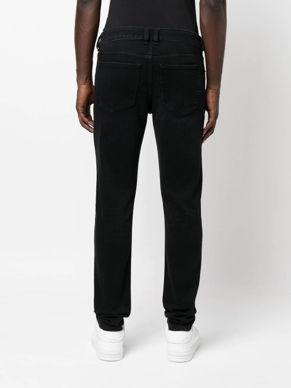 mid-rise straight-leg jeans - 4