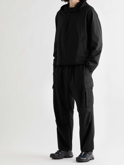 Y-3 Wool-Blend Drawstring Cargo Trousers outlook