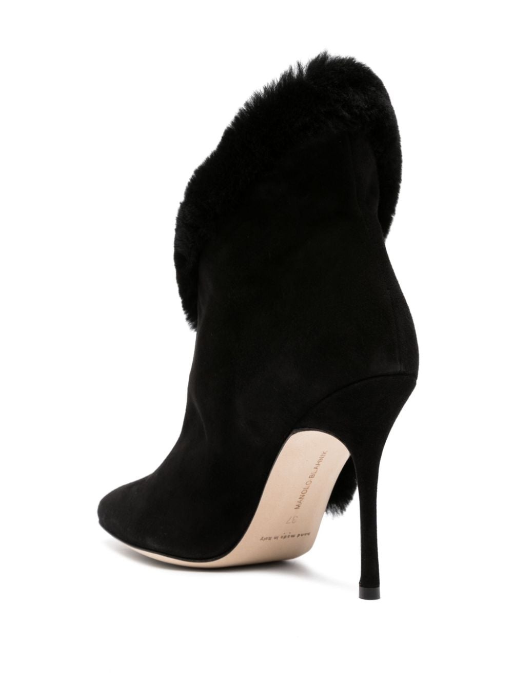 Nestanu 105mm fur-trimmed boots - 3