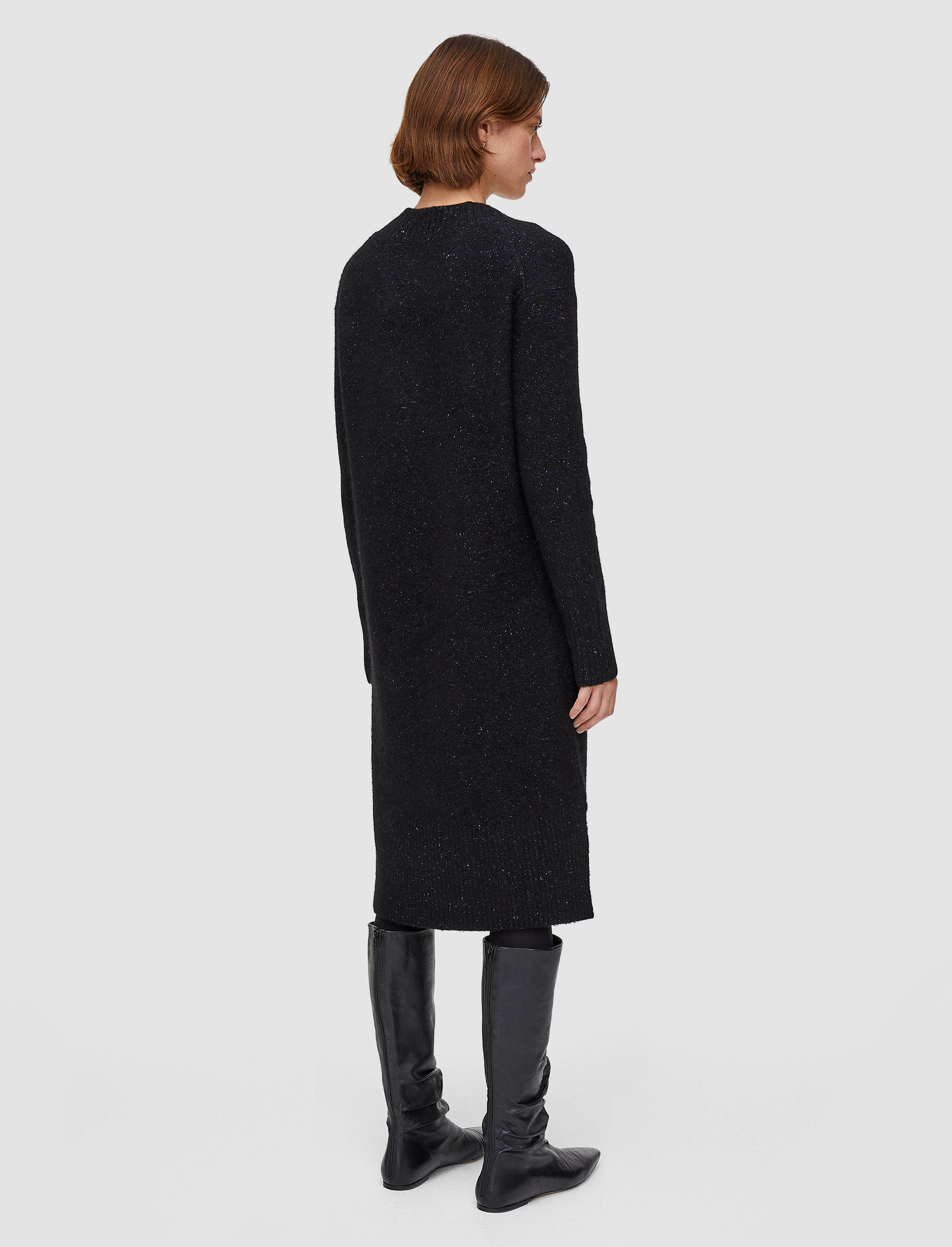 Alpaca Tweed Knit Dress - 3