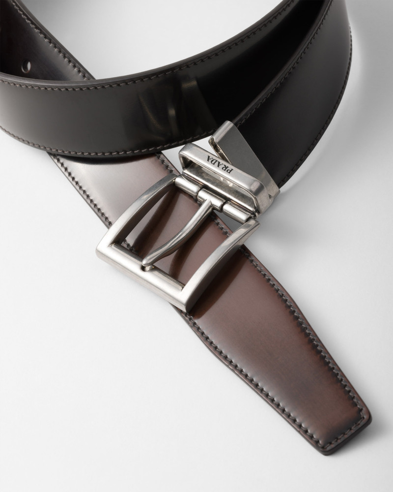 Prada Brushed leather belt outlook