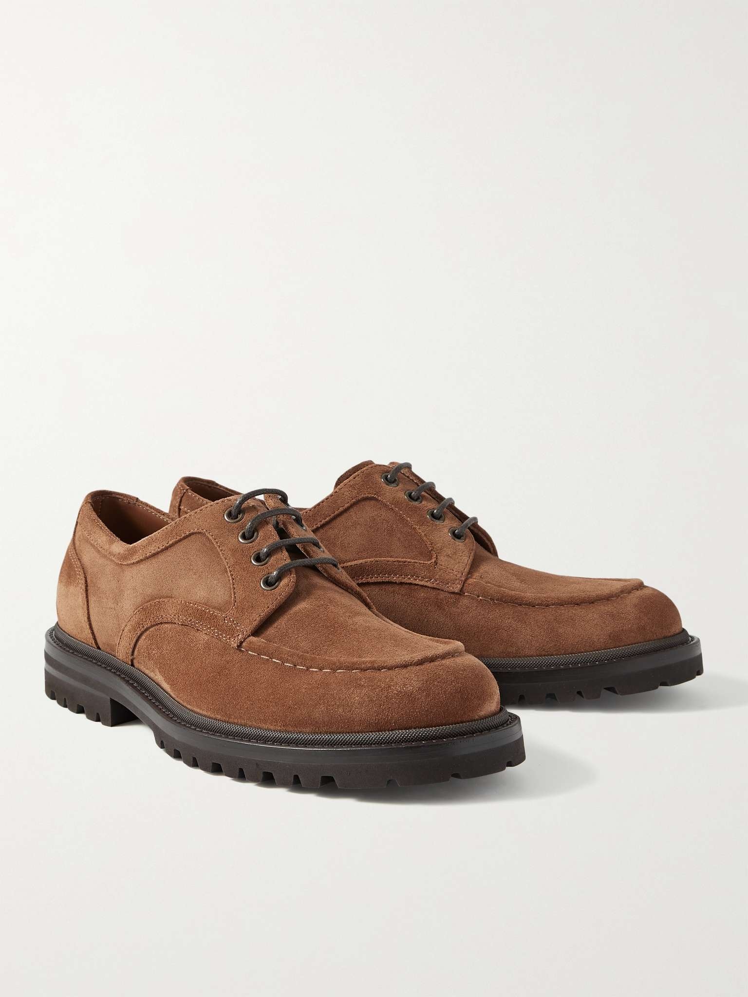 Suede Derby Shoes - 4