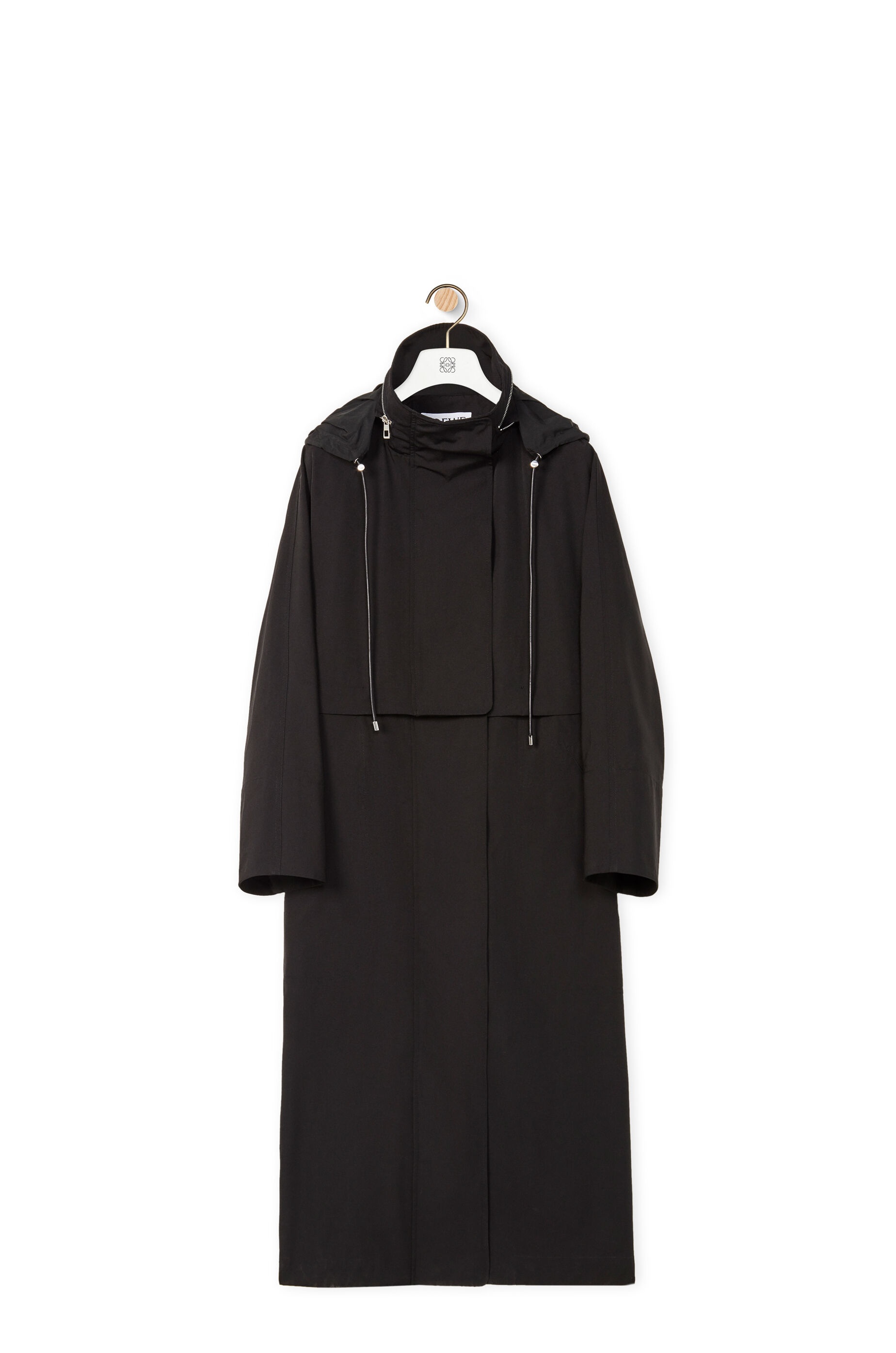 Long hooded parka - 1