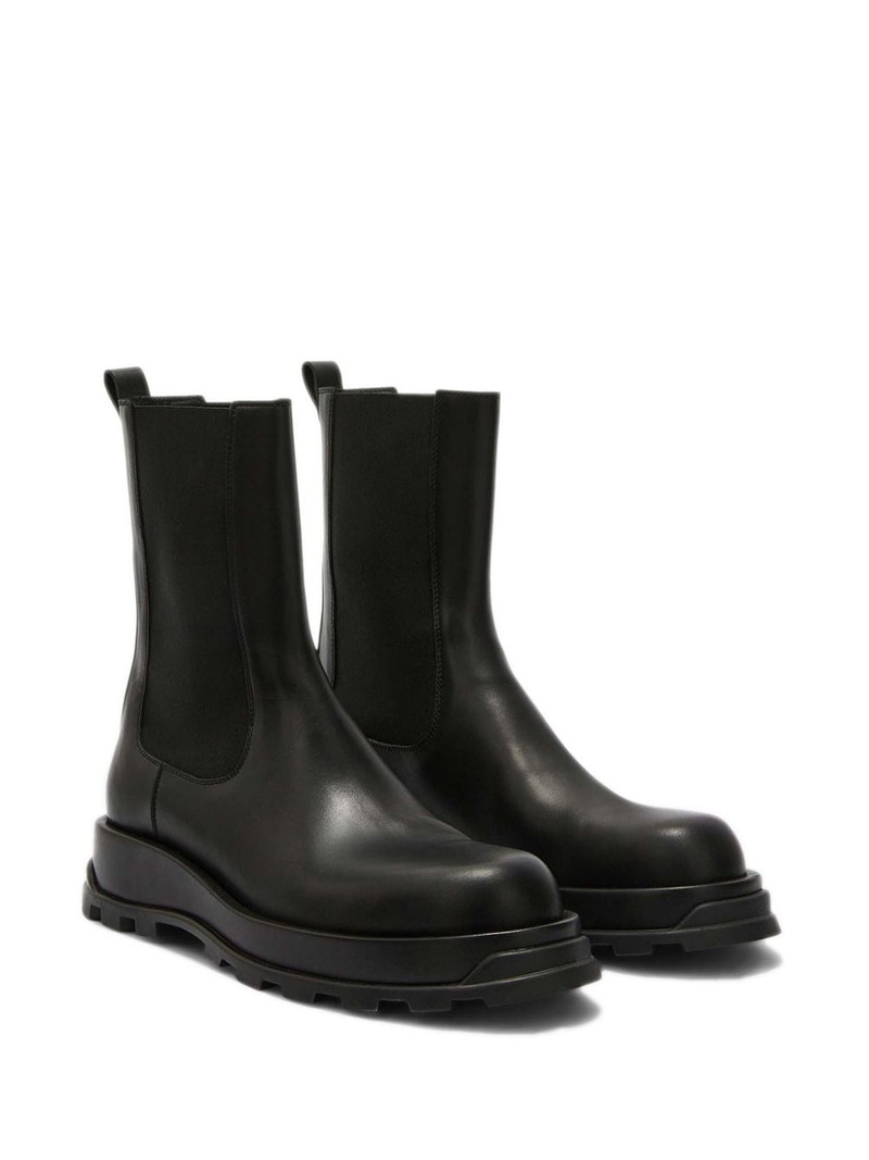 Jil Sander leather ankle boots outlook