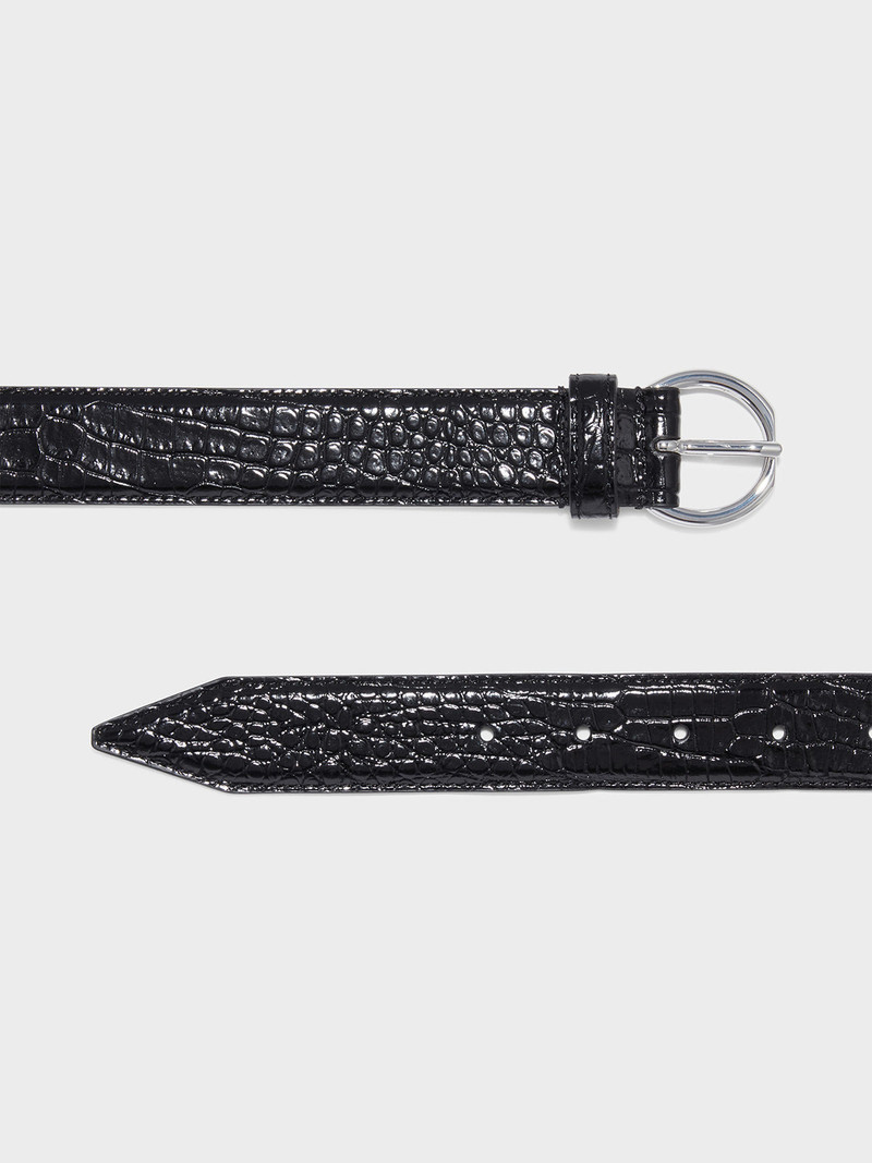 Aeyde Remi Leather Belt outlook