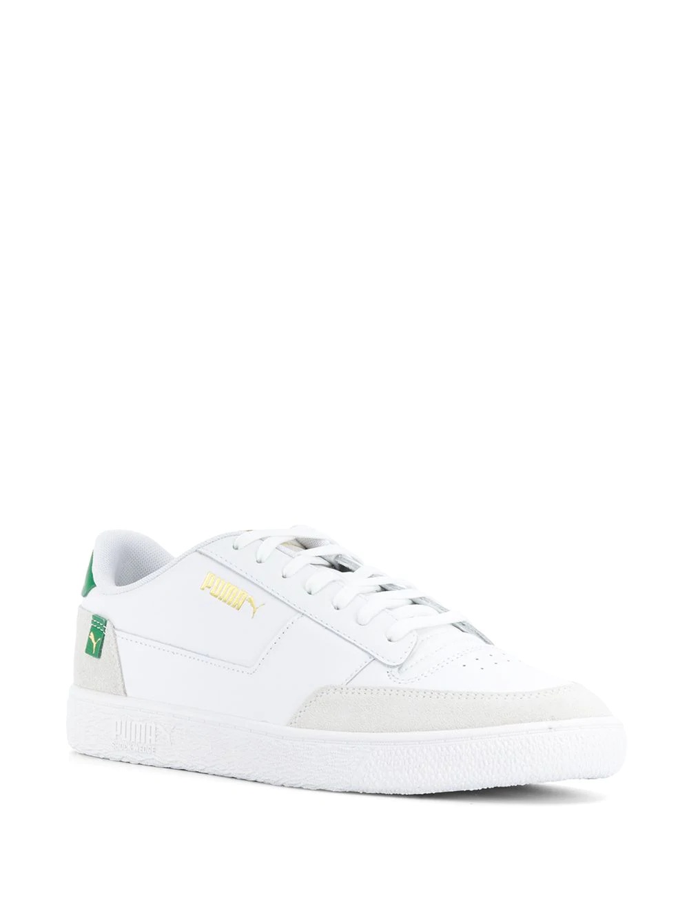 suede panel low-top trainers - 2