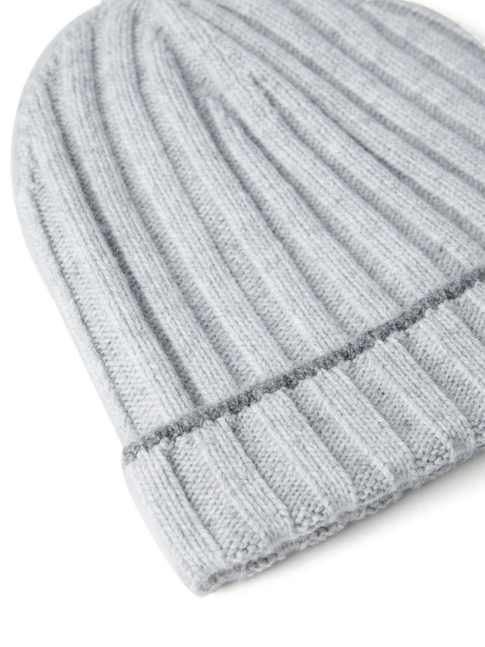 ribbed cashmere beanie - 2