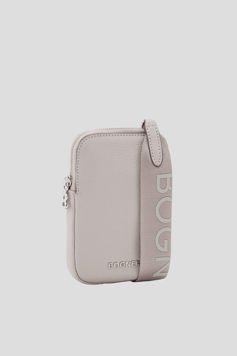 BOGNER Pontresina Johanna Smartphone pouch in Light gray outlook