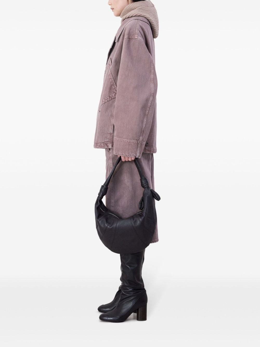 Fortune Croissant leather shoulder bag - 2
