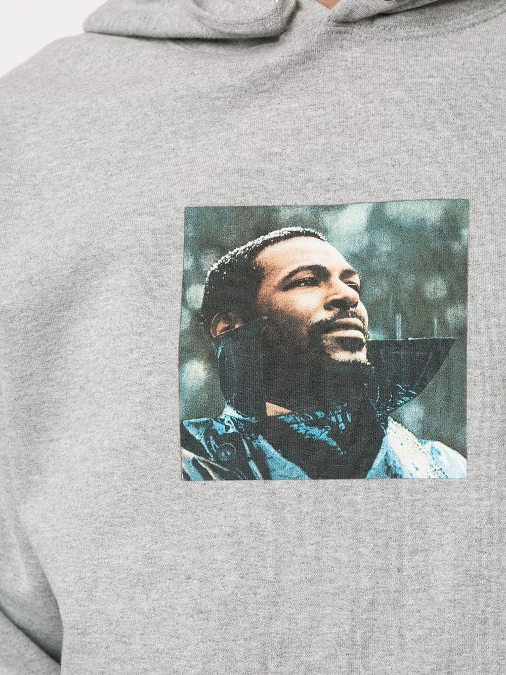 Marvin Gaye print hoodie - 5