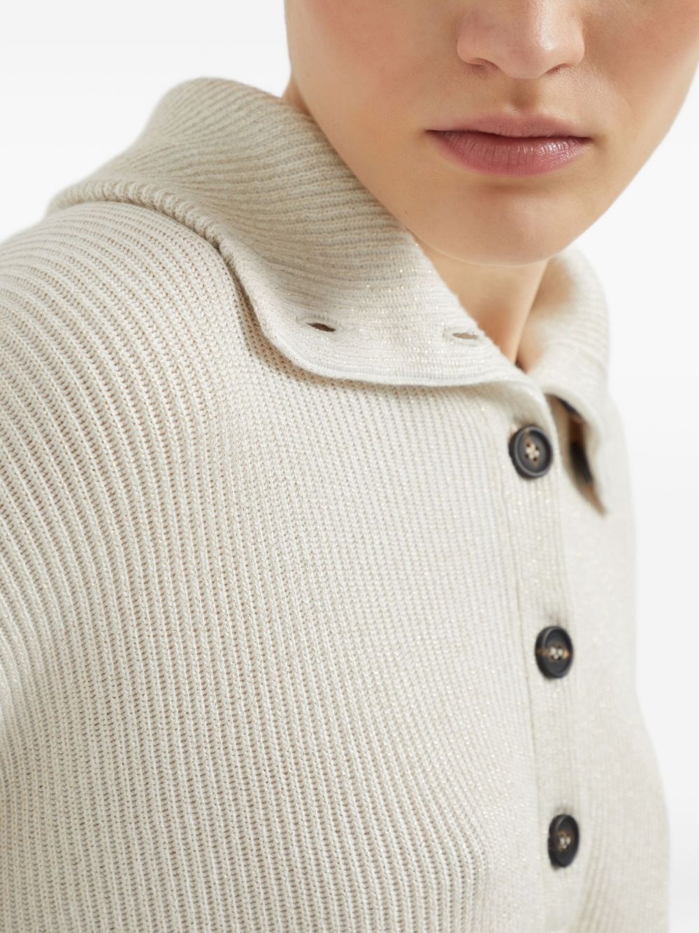 Vanisé knitted polo top - 6