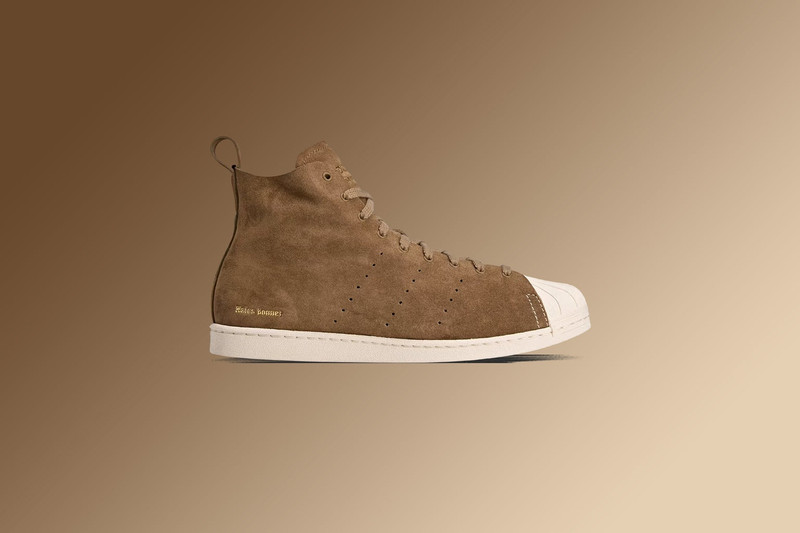 adidas Originals ADIDAS ORIGINALS X WALES BONNER SUPERSTAR HI - SUPPLIER COLOUR/CORE WHITE/NIGHT BROWN outlook