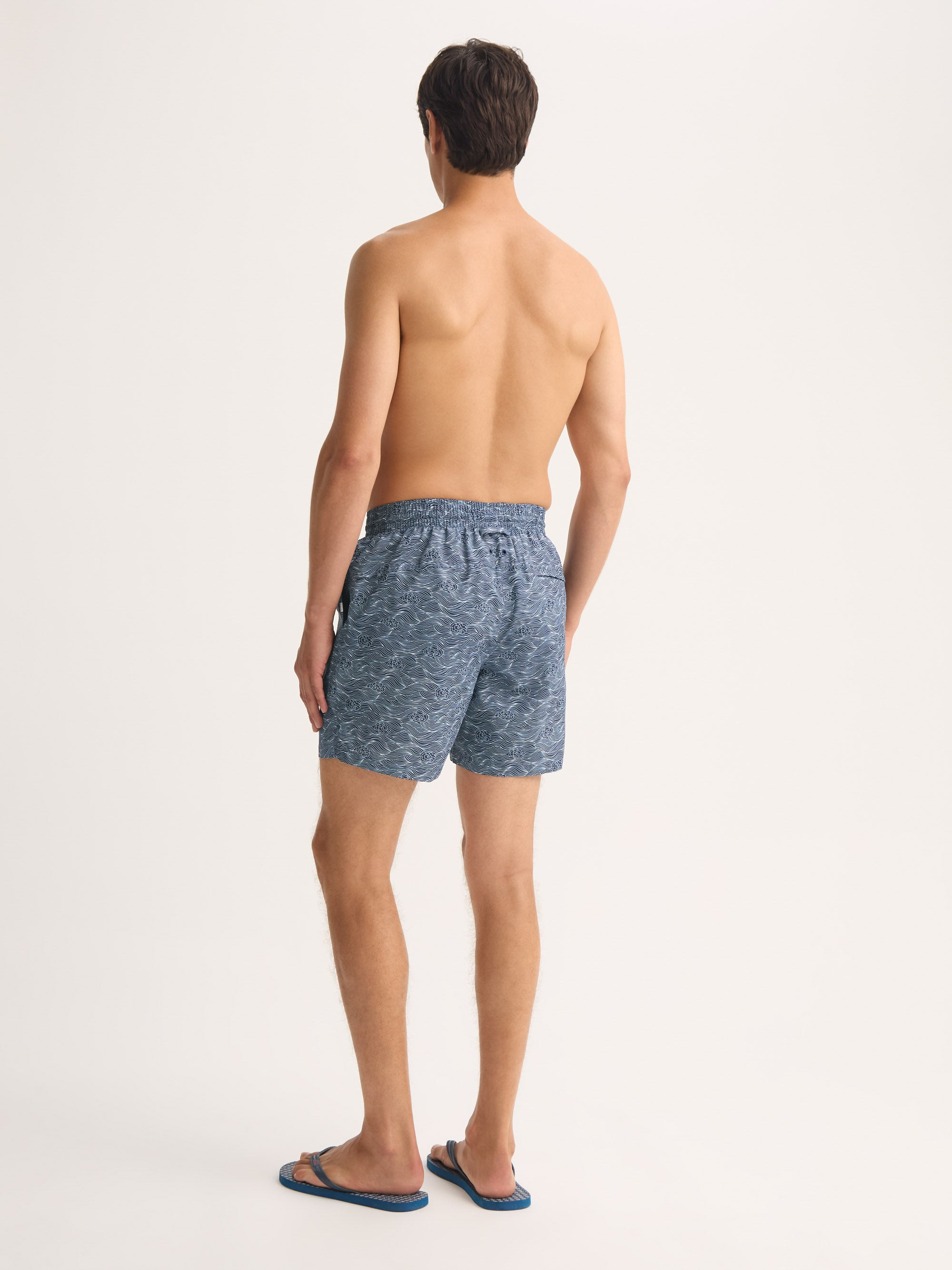 Men's Swim Shorts Maui Navy Blue Night Sky - 3