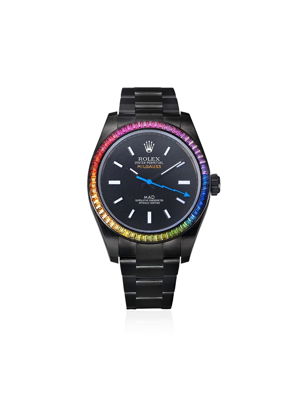 customised Rolex Milgauss Rainbow 35mm - 1