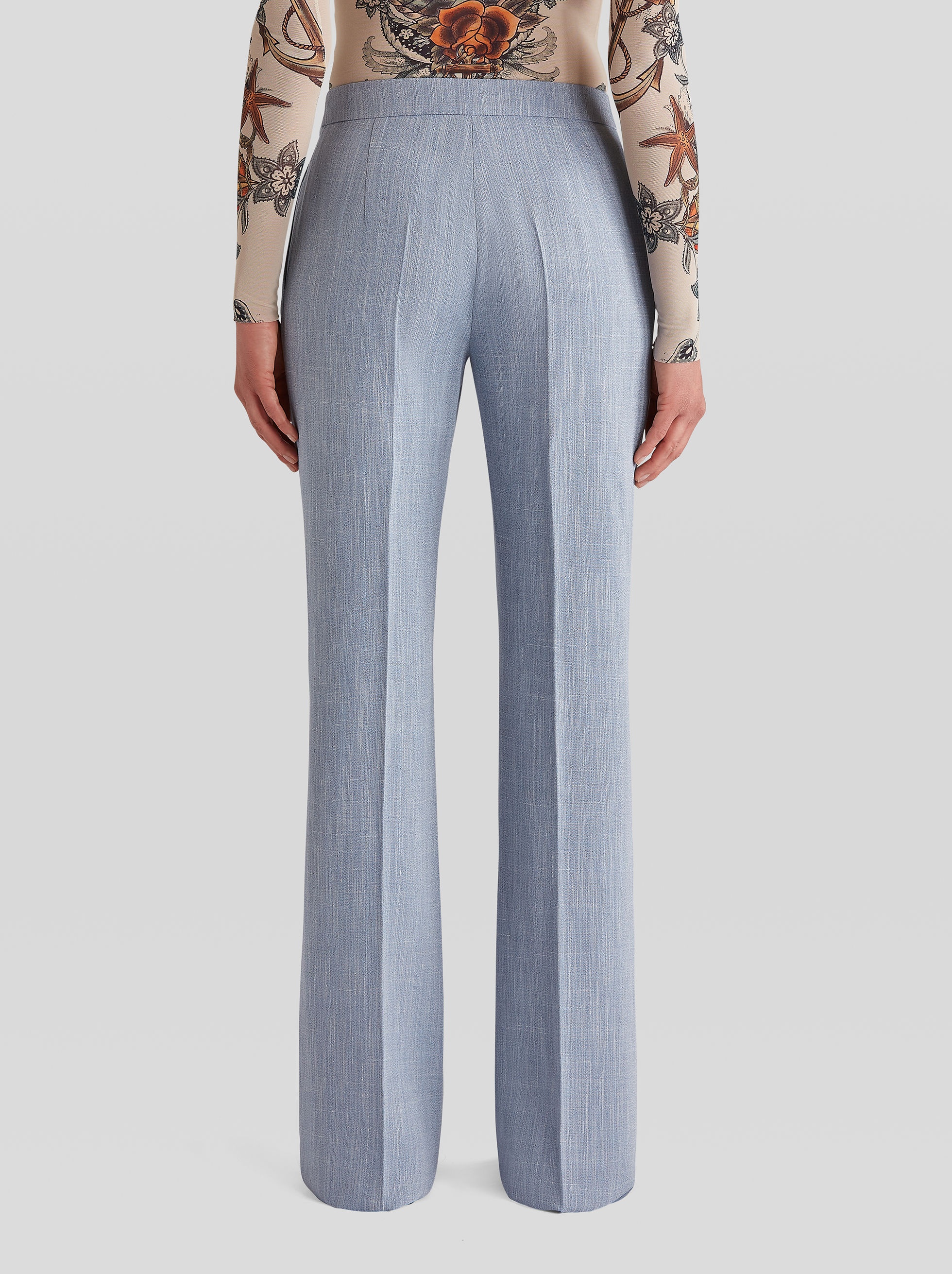 TAILORED TROUSERS WITH TUCKS - 4