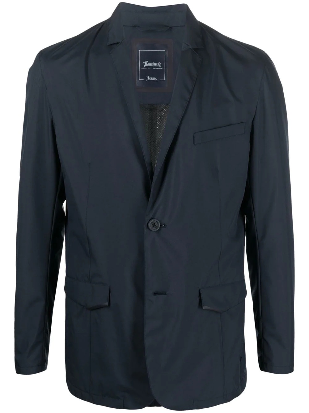 single-breasted fitted blazer - 1