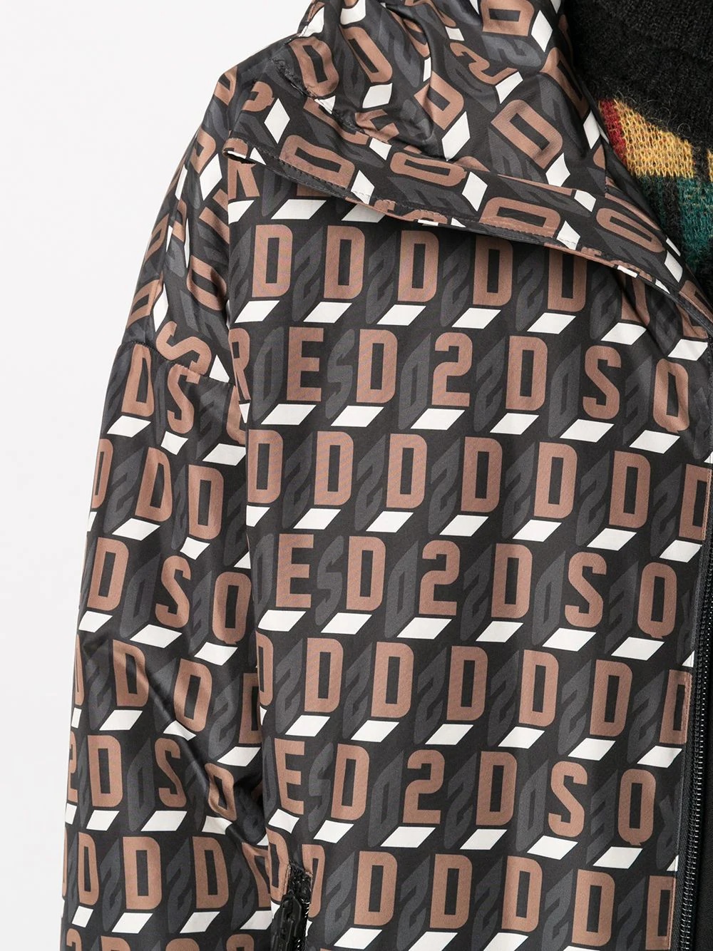 all-over logo print windbreaker - 5