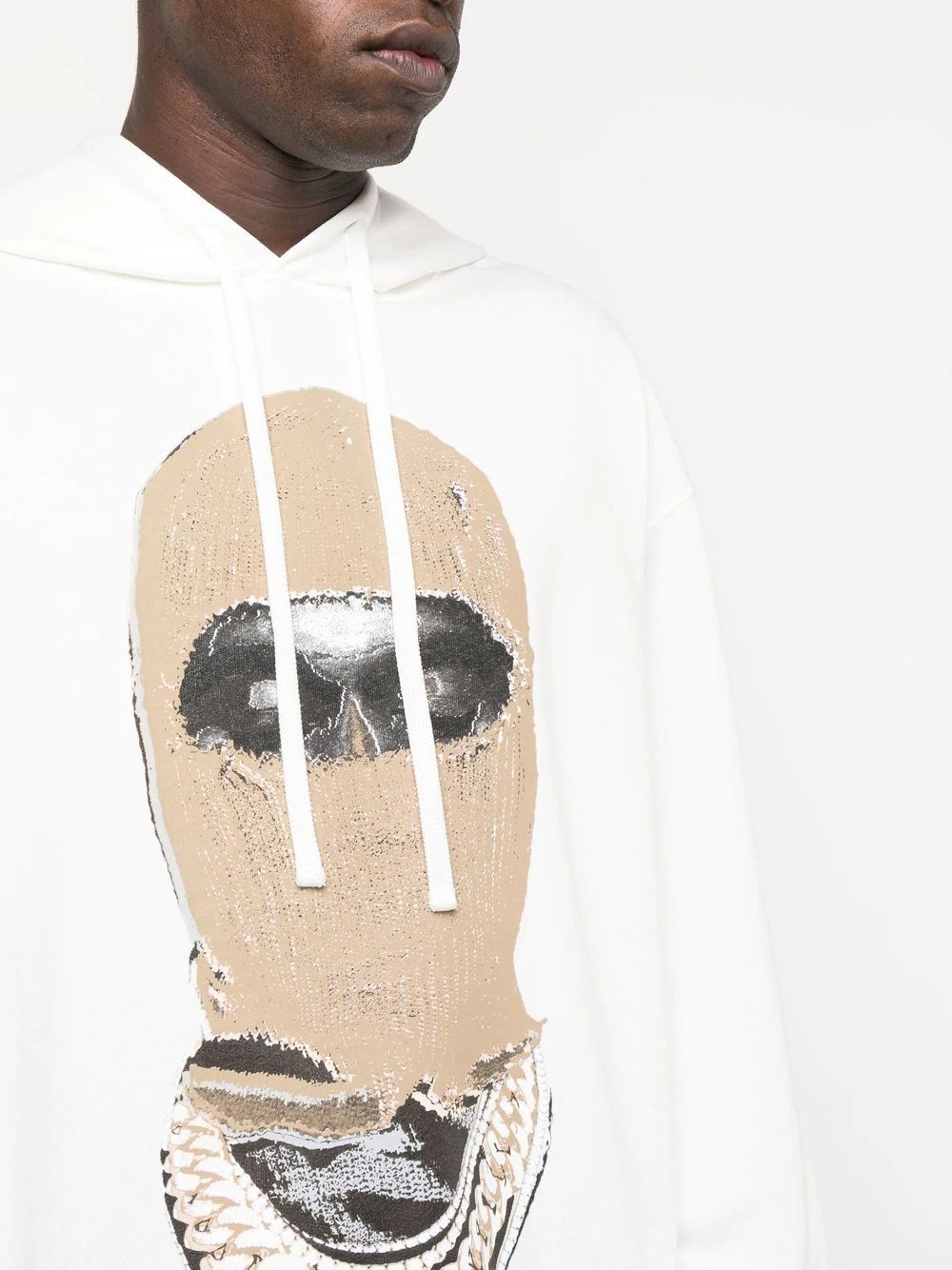 graphic-print pullover hoodie - 5