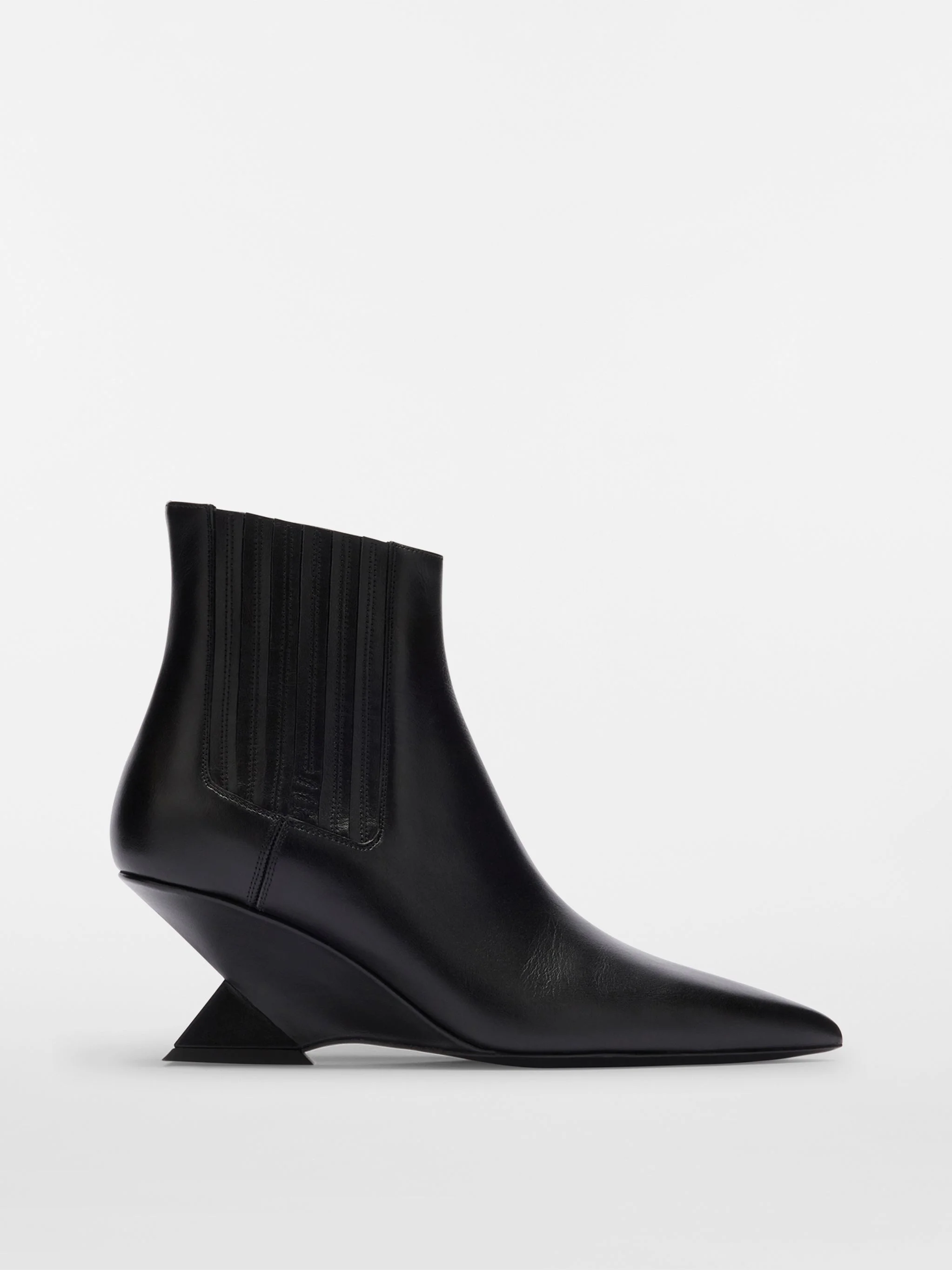 ''CHEOPE'' BLACK ANKLE BOOT - 1