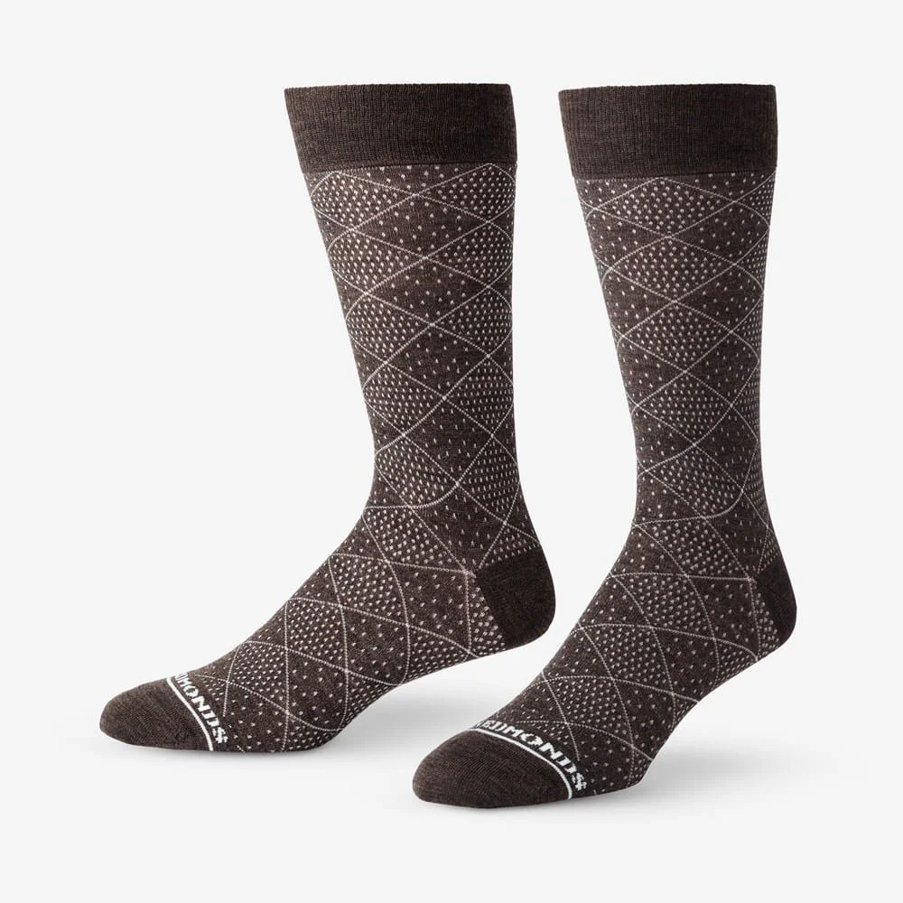 Pin-dot Dress Socks - 1
