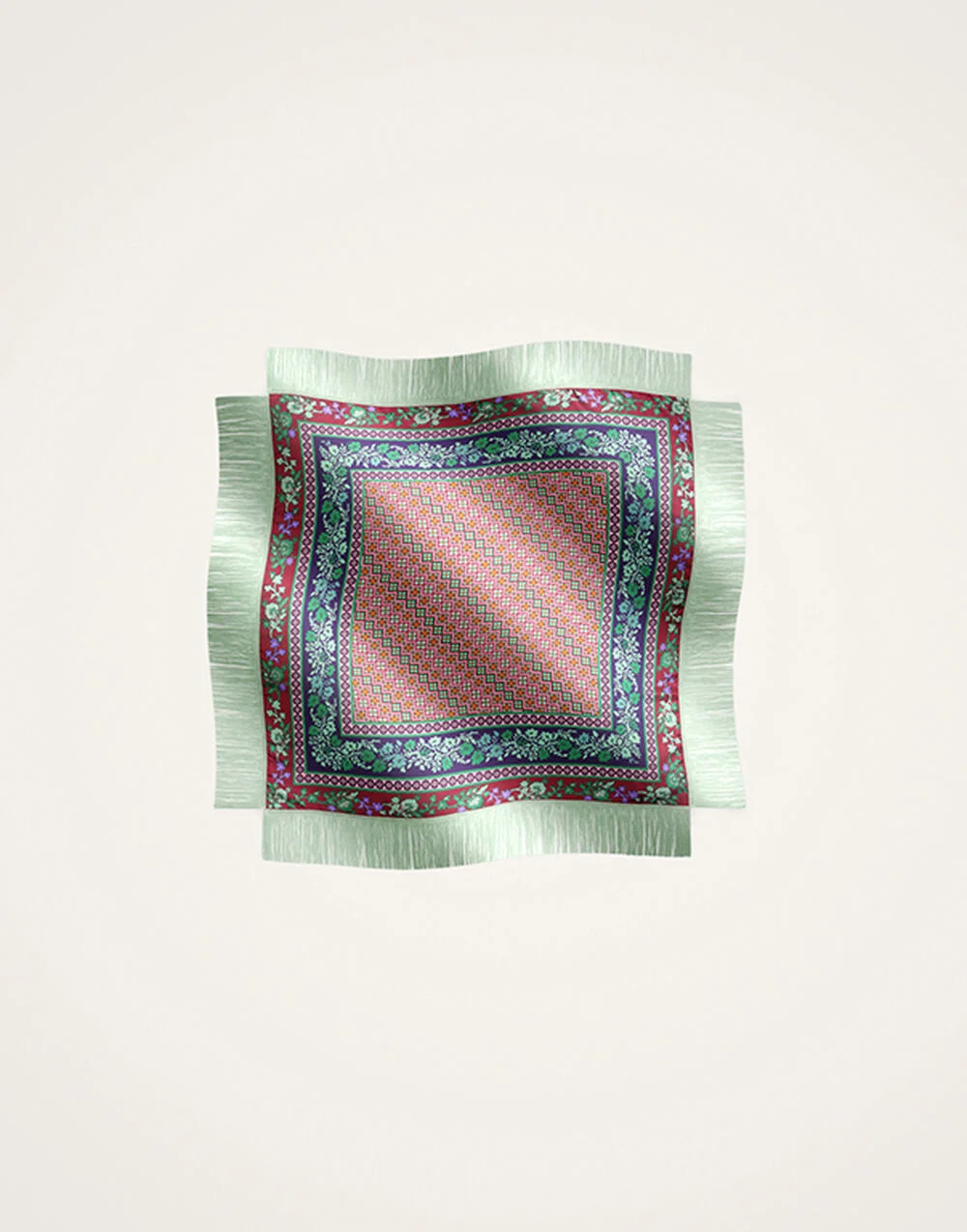 Reversible Fringe Foulard 90 - 1