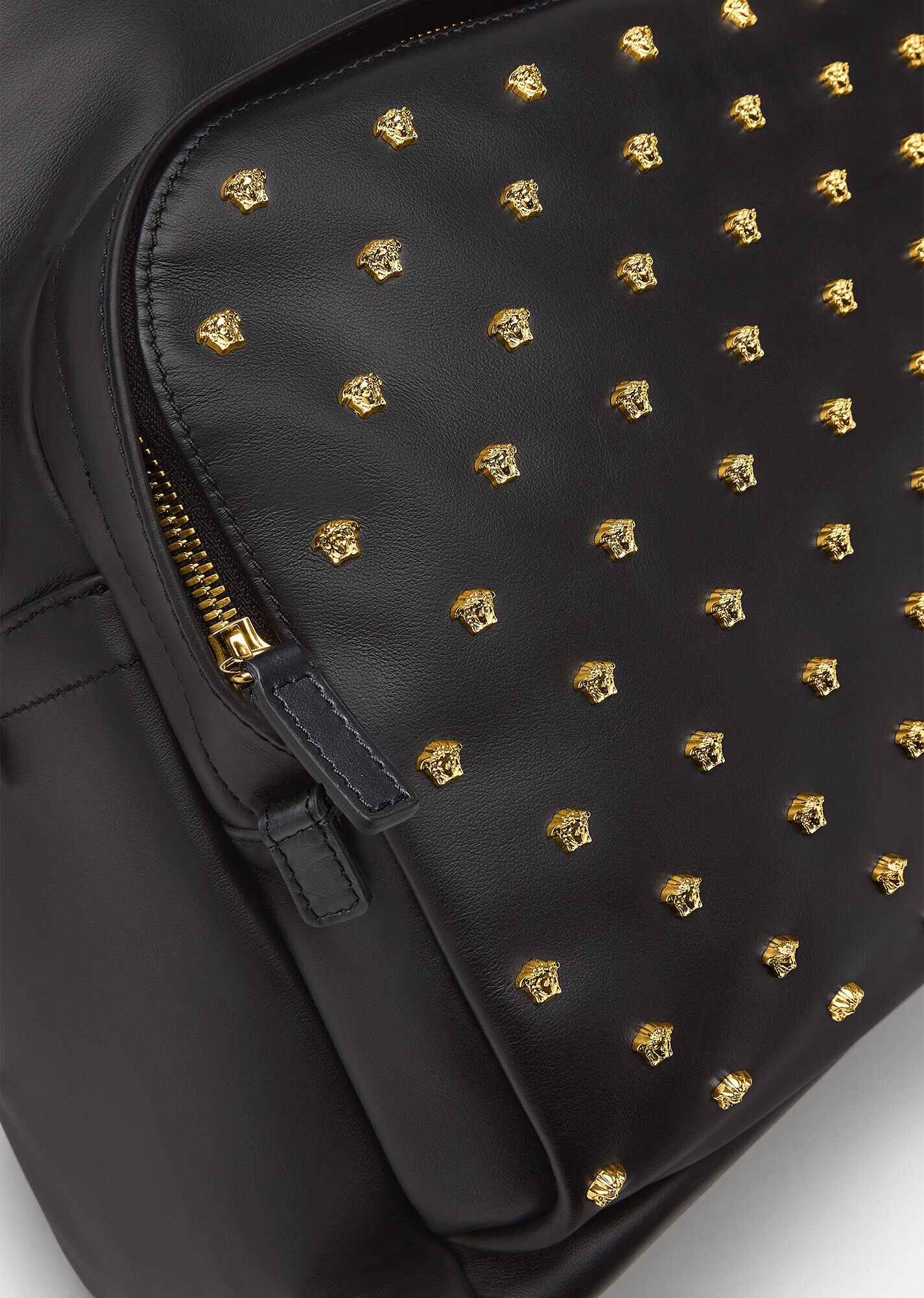 Medusa Stud Leather Backpack - 5