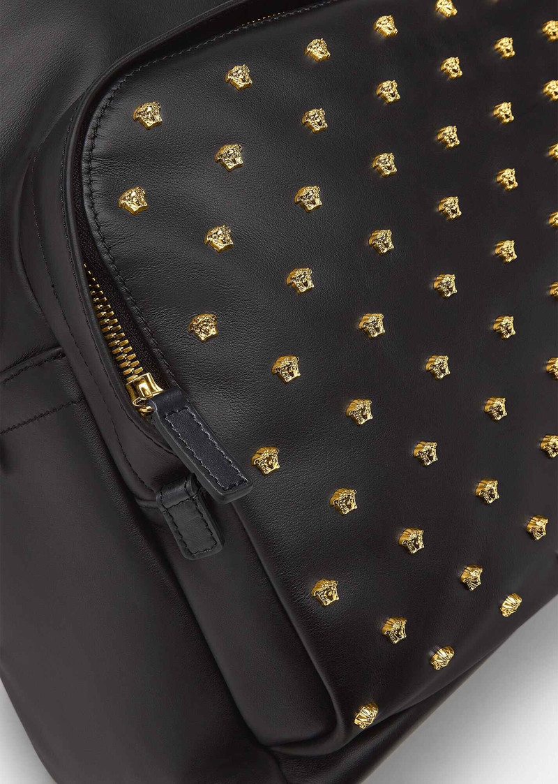 Medusa Stud Leather Backpack 5