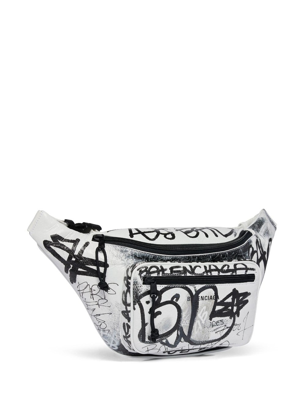 graffiti-print belt bag - 3